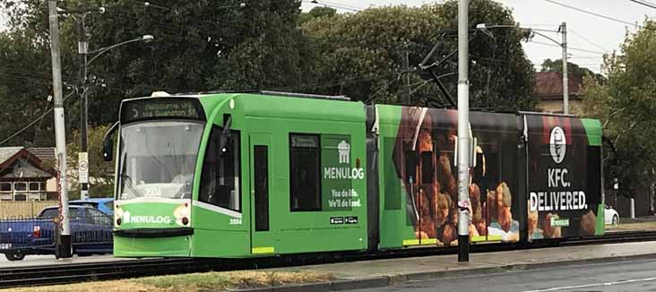 Yarra Trams Combino Menulog 3504